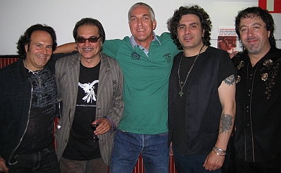 2009-09-01 Casper Roos backstage with Frank Carillo and the Bandoleroes photo copyright Casper Roos